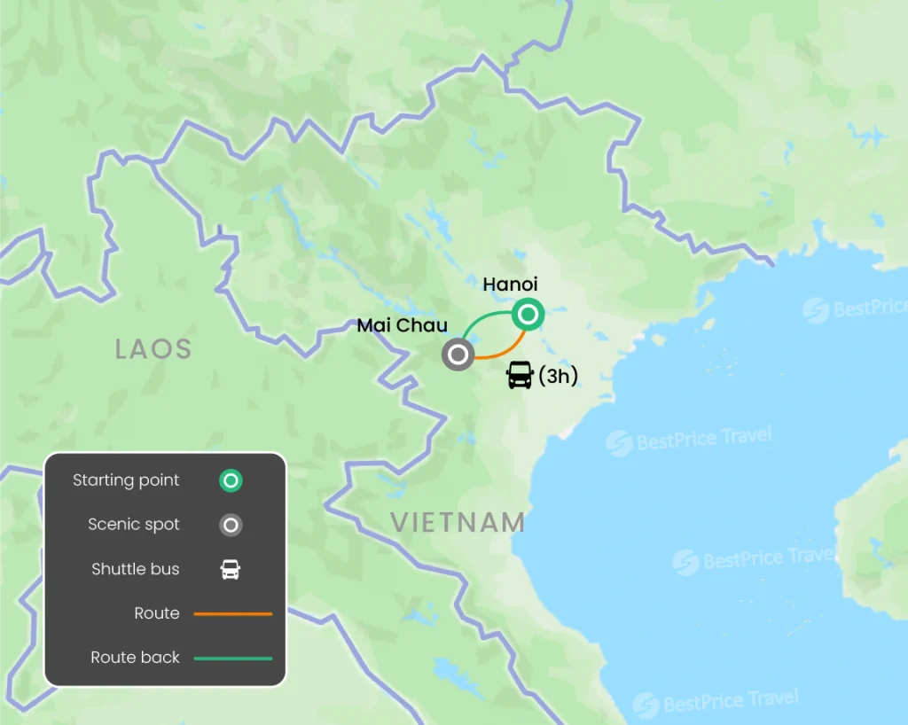 Private Hanoi Cycling Tour 3 Days 2 Nights – Mai Chau