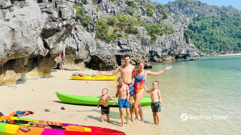 Unwind On The Peaceful Shores Of Halong Bay