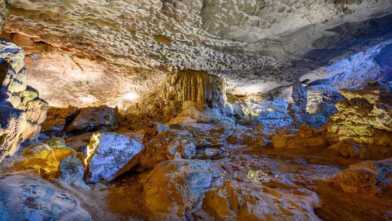 Wander Through Surreal Chambers Inside Sung Sot Cave