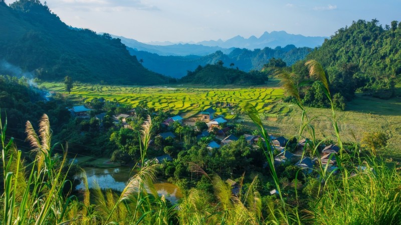 Witness The Breathtaking Aerial View Of Mai Chau